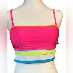 Longline Pullover Bikini Swim Top Small